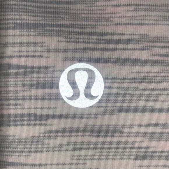 Lululemon Scoop Neck Tank Pink Gray Space Dye Racerback Built In Shelf Bra S 8 - Picture 3 of 10